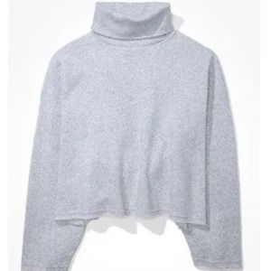 American Eagle Cropped Turtle Neck
